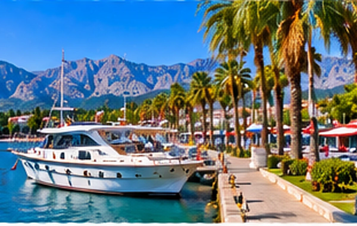 Kemer marina ve tekne turu rotası